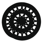 Preto - LUGAR AMERICANO 38 CM SOHO