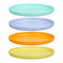 PRATO-SOBREMESA-CONUNTO-COM-4-PECAS-SUN-FRESH-CORES-CALEIDOCOLOR-SUN-FRESH_ST0