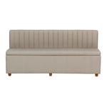 Bege - CANTO ALEMÃO MÓDULO 1,80 M COM BAÚ PLATZ