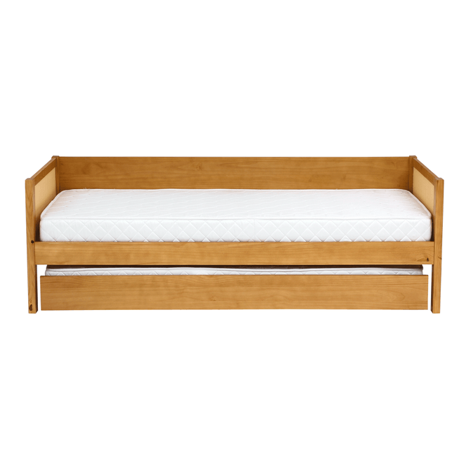 Cama-Sofá 78 Cm Com Palhinha E Com Cama Inferior Palhandi