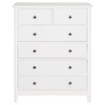 Branco - CÔMODA 6 GAVETAS 83 CM X 43 CM DEVON