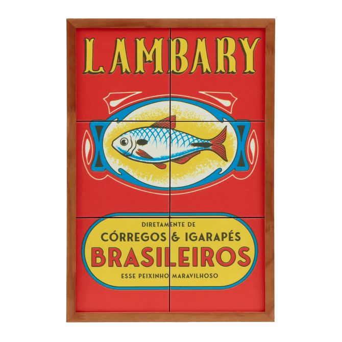 Quadro 48 Cm X 33 Cm Memória Interior Lambary