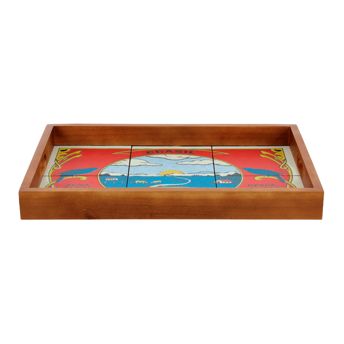 Bandeja 48 Cm X 33 Cm Memória Interior