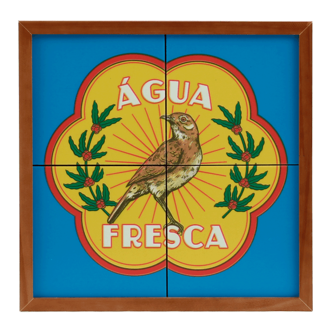 Quadro 33 Cm X 33 Cm Memória Interior Água Fresca