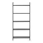 Preto - ESTANTE DE PAREDE 83 CM X 1,83 M WALL TECH
