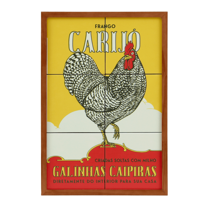 Quadro 48 Cm X 33 Cm Memória Interior Carijó