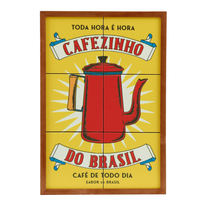 Quadro 48 Cm X 33 Cm Memória Interior Cafézinho