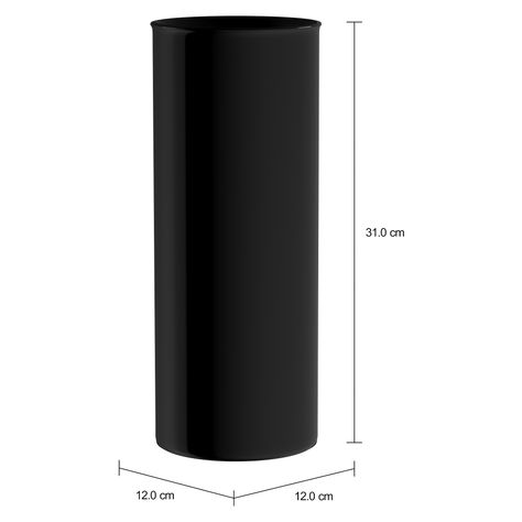 Imagem com medidas do produto VASO 31 CM TUBI MAX