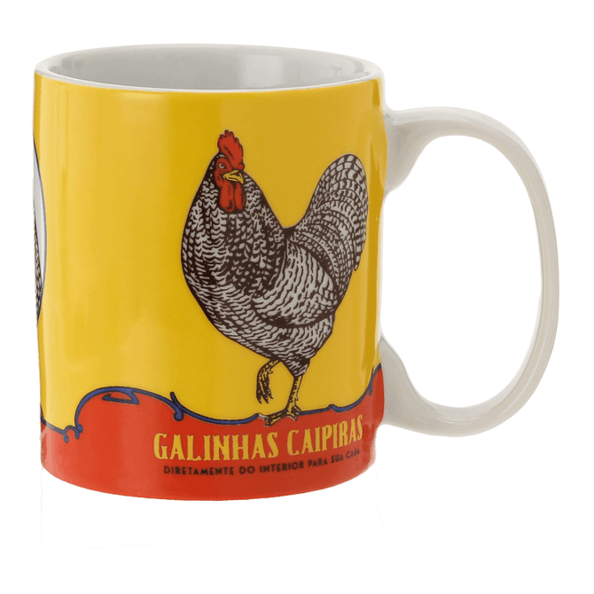 Caneca 300 Ml Memória Interior Carijó