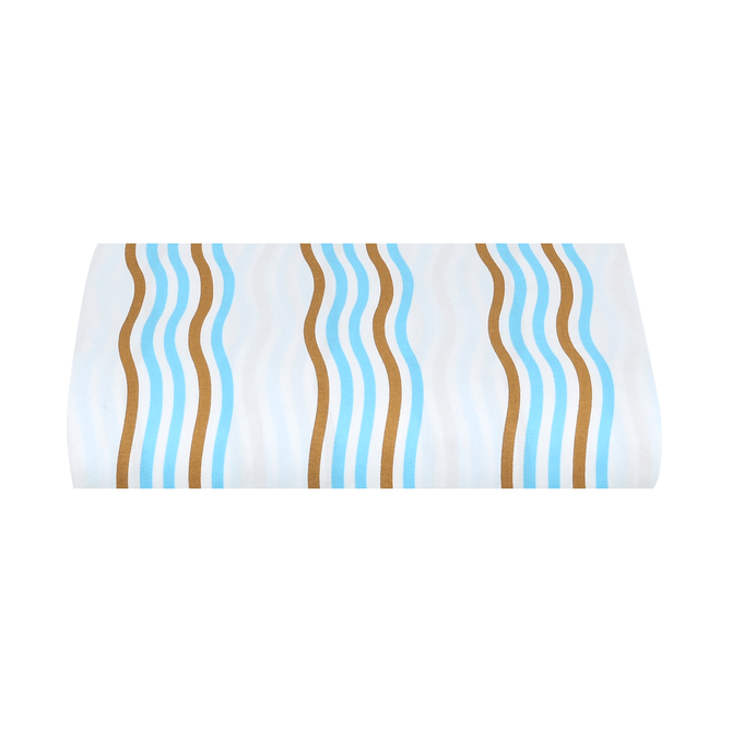 Lençol Com Elástico Casal1,38 M X 1,88 M X 30 Cm Mar E Terra