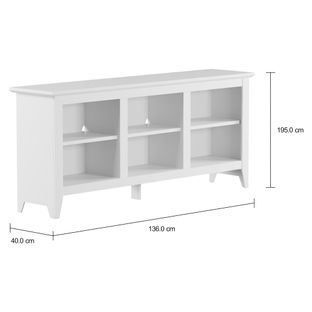 Imagem com medidas do produto ESTANTE/RACK 1,75 M X 75 CM KUMO