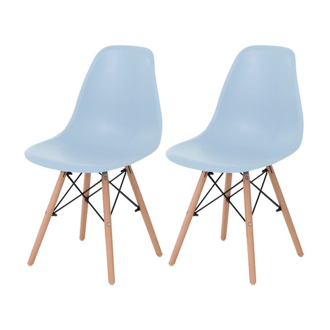Conjunto Com 2 Cadeiras Easy Wood
