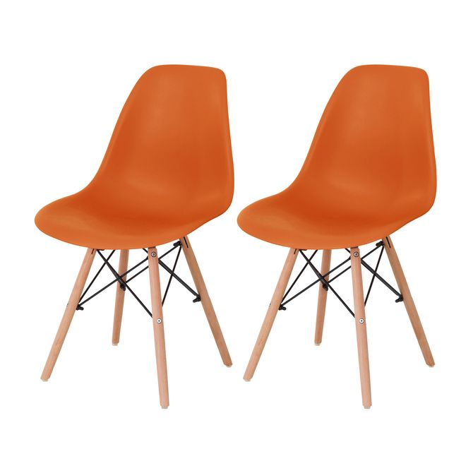Conjunto Com 2 Cadeiras Easy Wood