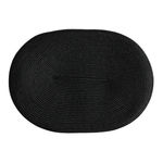Preto - LUGAR AMERICANO 48 CM X 33 CM LUCEN OVAL