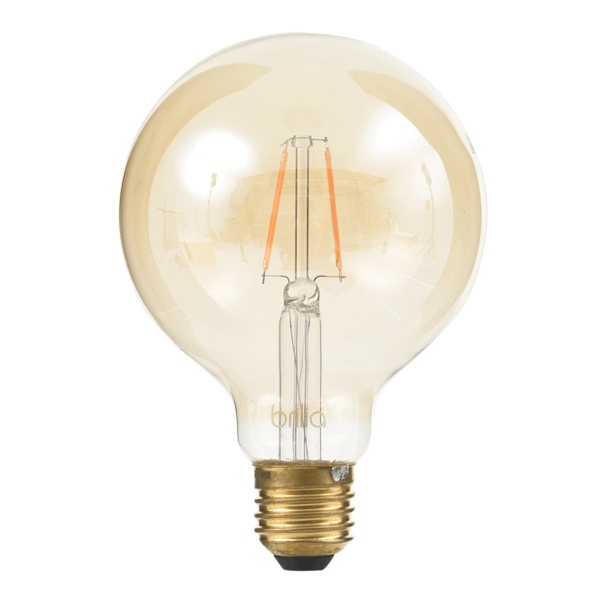 Lâmpada Led Filamento G95 E27 2,5w 127/220v Brilia