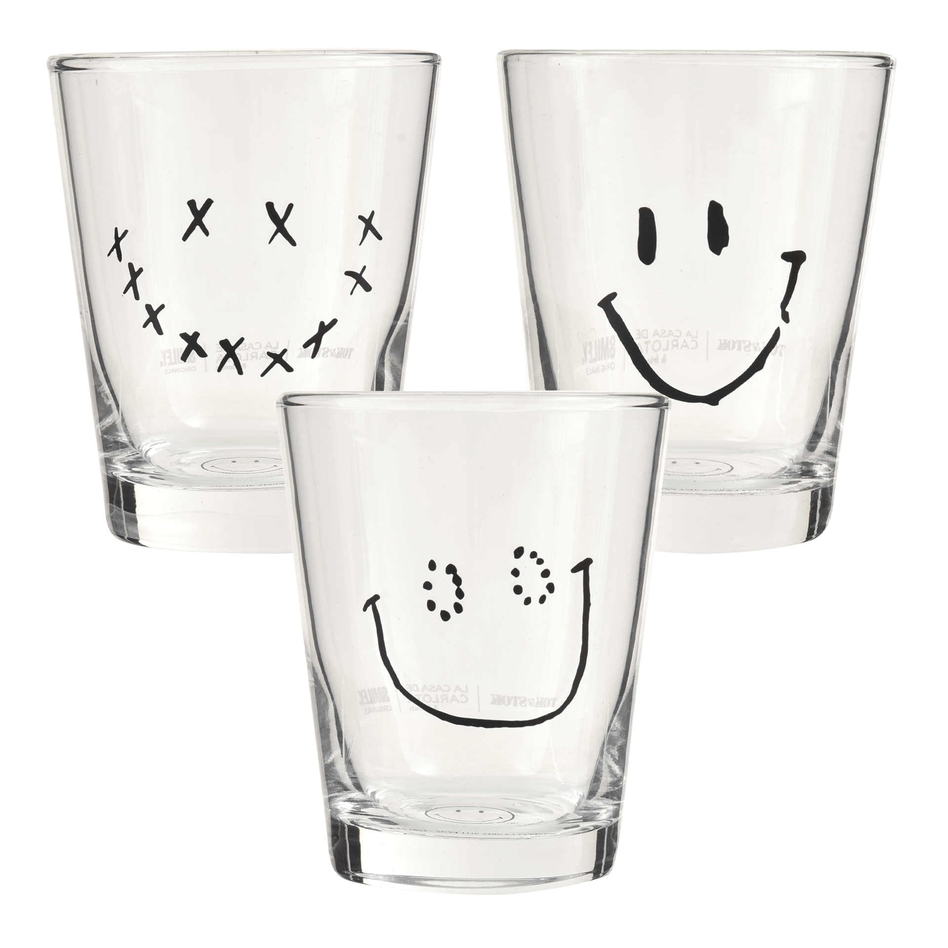 AGUA-220-ML-CONJUNTO-COM-3-PECAS-SMILEY-ORIGINALS-DOODLES-INCOLOR-PRETO-SMILEY-DOODLES_ST0