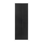 Preto - GUARDA-ROUPA 2 PORTAS 2 GAVETAS LIVE