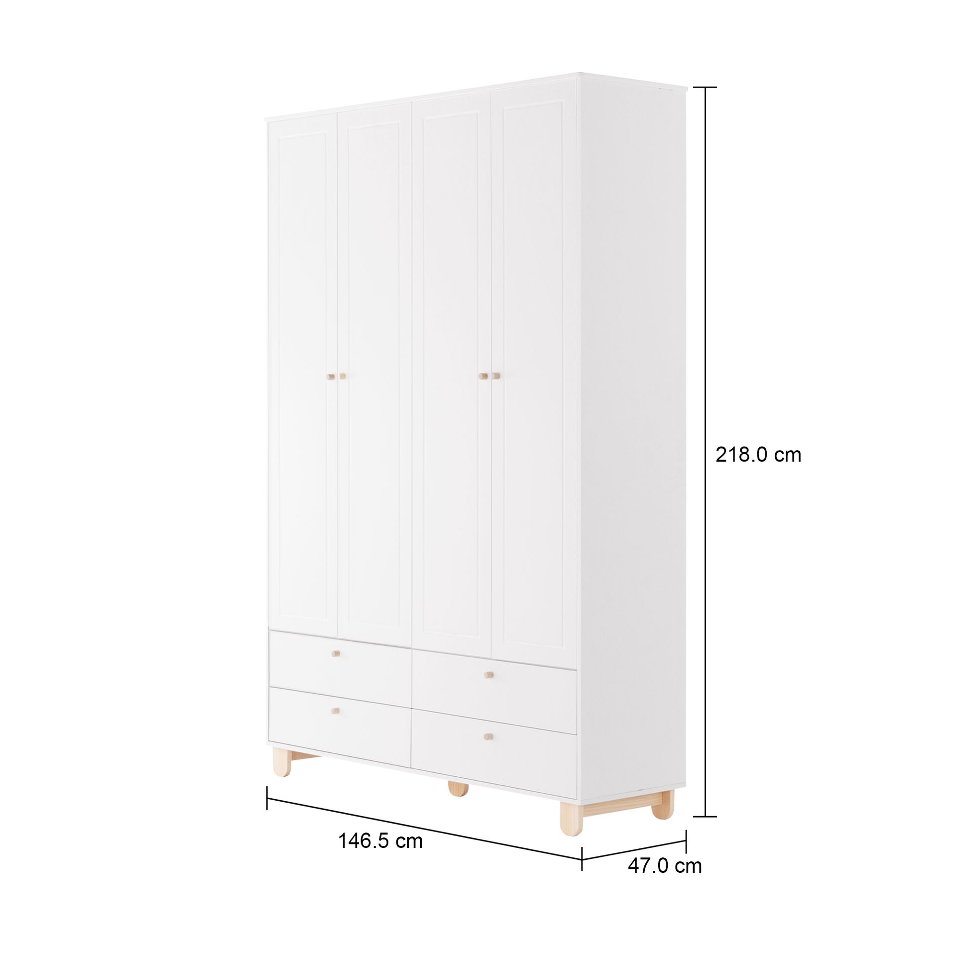 ROUPA-INFANTIL-4-PORTAS-4-GAVETAS-SWEET-BRANCO-PINUS-NATURAL-SWEET_MED0