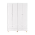 GUARDA-ROUPA INFANTIL 4 PORTAS/4 GAVETAS SWEET