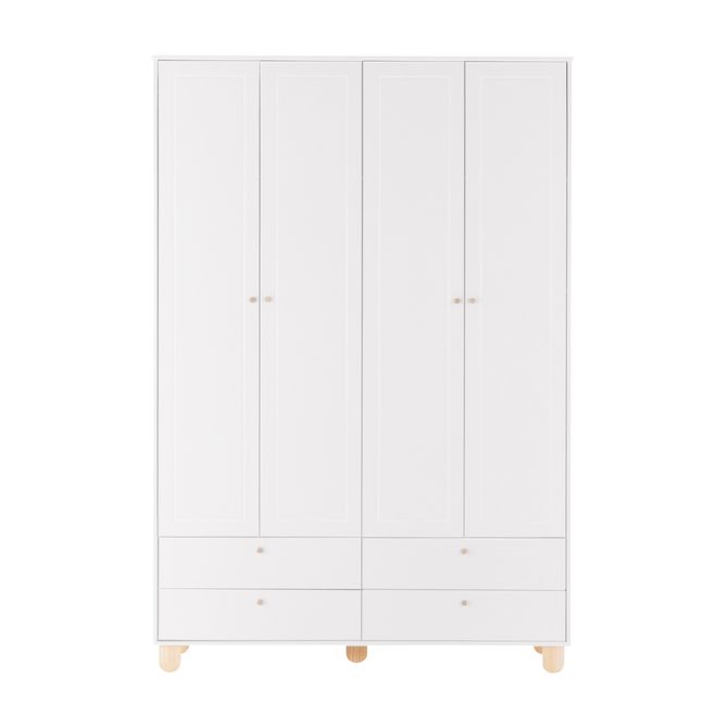 Guarda-Roupa Infantil 4 Portas/4 Gavetas Sweet