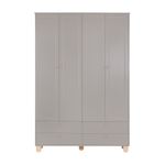 GUARDA-ROUPA INFANTIL 4 PORTAS/4 GAVETAS SWEET