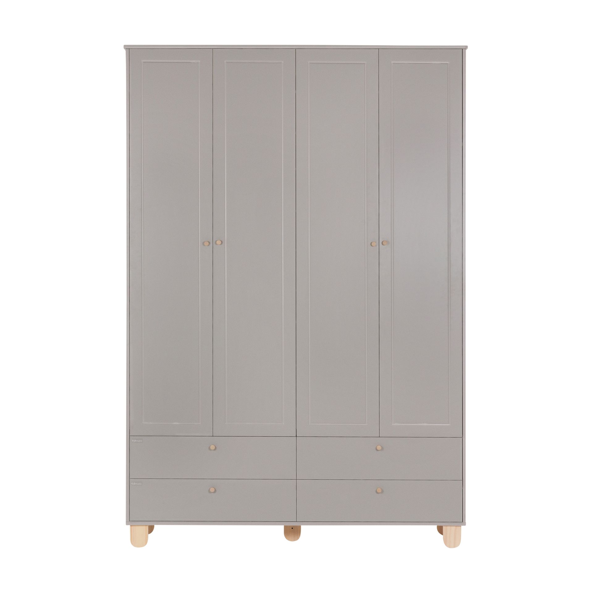 ROUPA-INFANTIL-4-PORTAS-4-GAVETAS-SWEET-CINZA-PINUS-NATURAL-SWEET_ST0