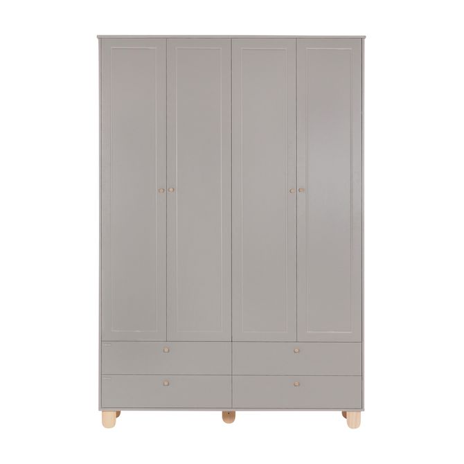 Guarda-Roupa Infantil 4 Portas/4 Gavetas Sweet