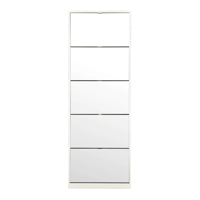 Sapateira Piso/Parede 5 Portas Basculantes Family Mirror