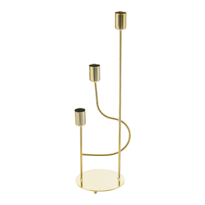 Candelabro Para 3 Velas Cleo