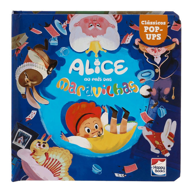 Clássicos Pop-Ups: Alice No País Livro Infantil