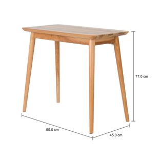 Imagem com medidas do produto APARADOR/MESA 90 CM X 45 CM SKAND