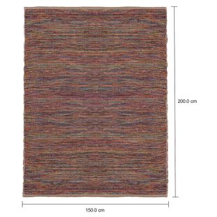 Imagem com medidas do produto TAPETE 1,50 M X 2 M COLORE