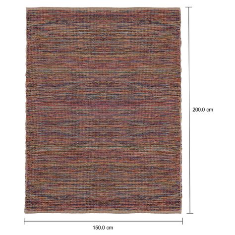 Imagem com medidas do produto TAPETE 1,50 M X 2 M COLORE