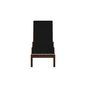 Preto - CHAISE LONGUE COM ALMOFADA VEREDA