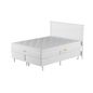 Branco - CAMA DE CASAL/QUEEN REGENCE PREMIUM