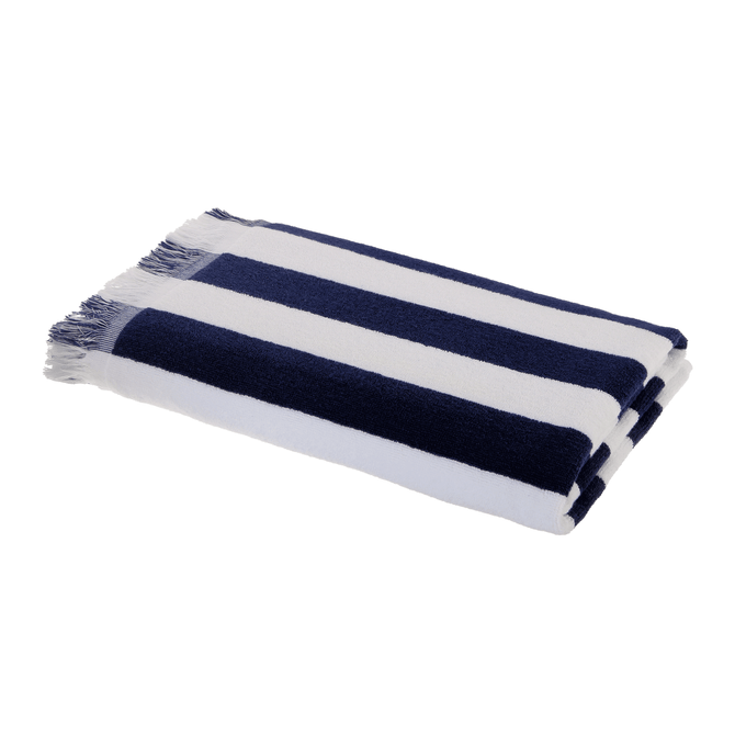 Toalha De Banho Gigante 90 Cm X 1,50 M Bluestripe