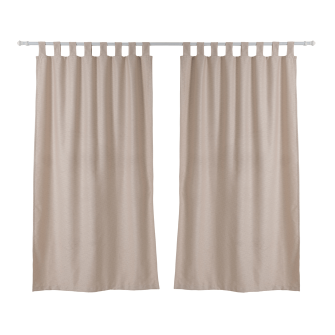 Cortina Blackout 70% 2 Peças 1,30 M X 2,30 M Maré Areia