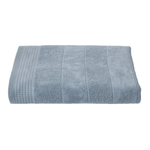 BLEU CENDRÉ - TOALHA DE BANHO GIGANTE 1,50 M X 90 CM DOUX AU TOUCHER