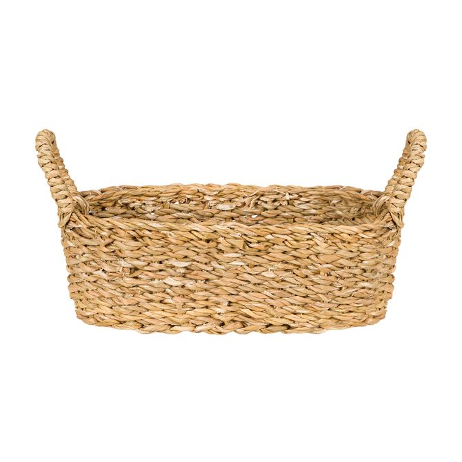 Cesto Com Alças Retangular 8 Cm X 26 Cm X 15 Cm Sansu