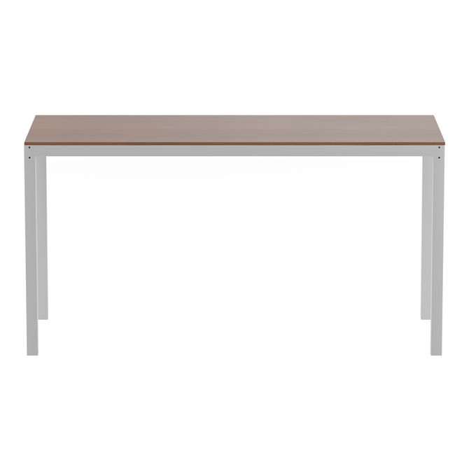 Mesa 1,45 M X 60 Cm Tampo Madeira Metric