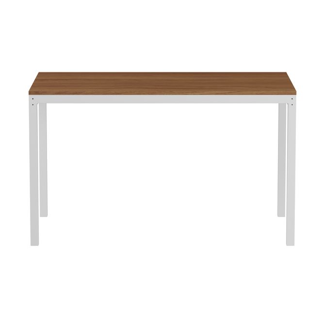 Mesa 1,30 M X 75 Cm Tampo Madeira Metric
