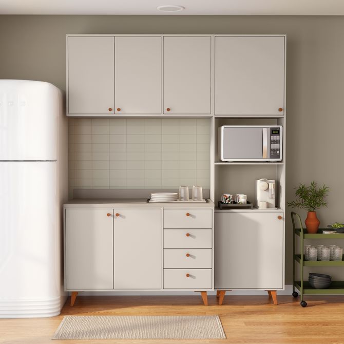 Conjunto De Cozinha 4 Peças Bgnz Lin