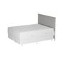 Branco - CAMA DE CASAL/QUEEN REGENCE PREMIUM