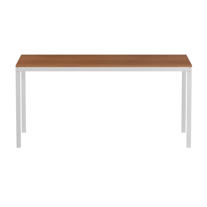 Mesa 1,60 M X 75 Cm Tampo Madeira Metric