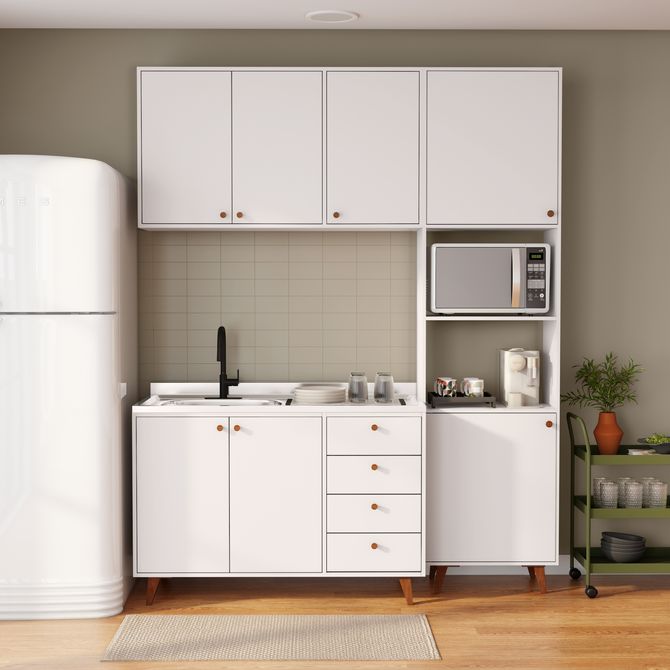 Conjunto De Cozinha 4 Peças Brnz Lin