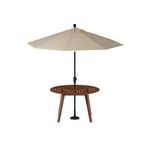 Bege - LAGOA MESA RED.140  GIRAT C/OMBRELONE