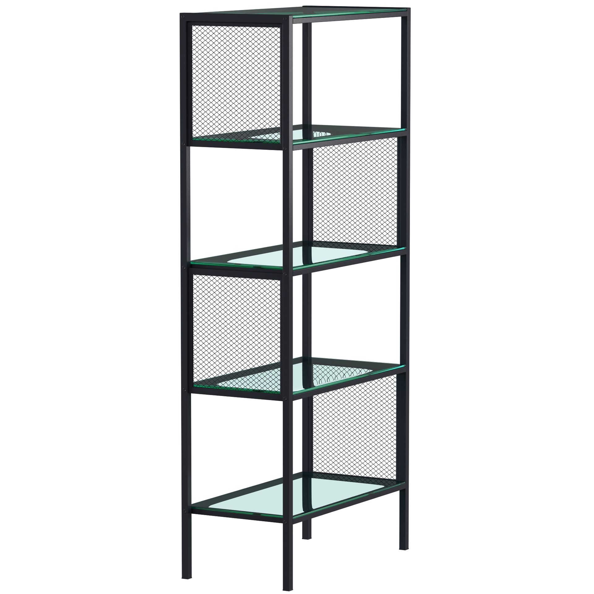 GRID-ESTANTE-60X136-COM-PRATELEIRAS-PRETO-INCOLOR--SPIN8