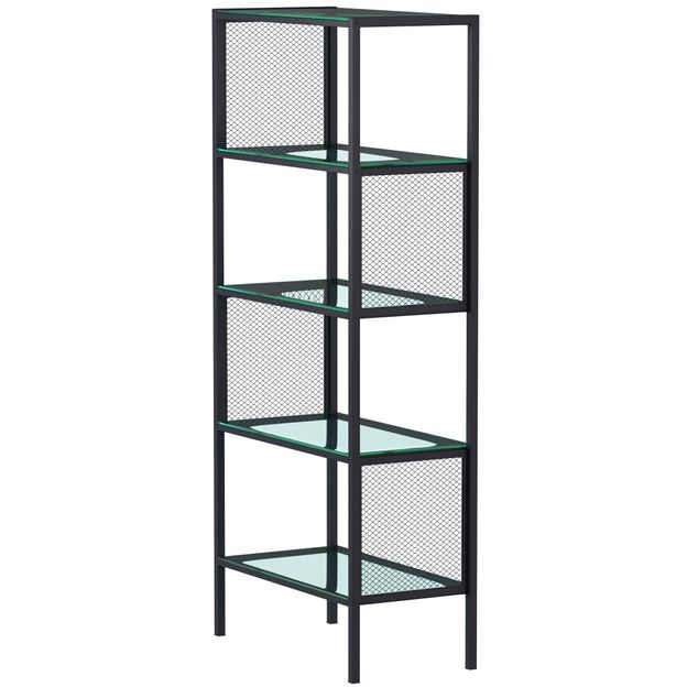 GRID-ESTANTE-60X136-COM-PRATELEIRAS-PRETO-INCOLOR--SPIN16