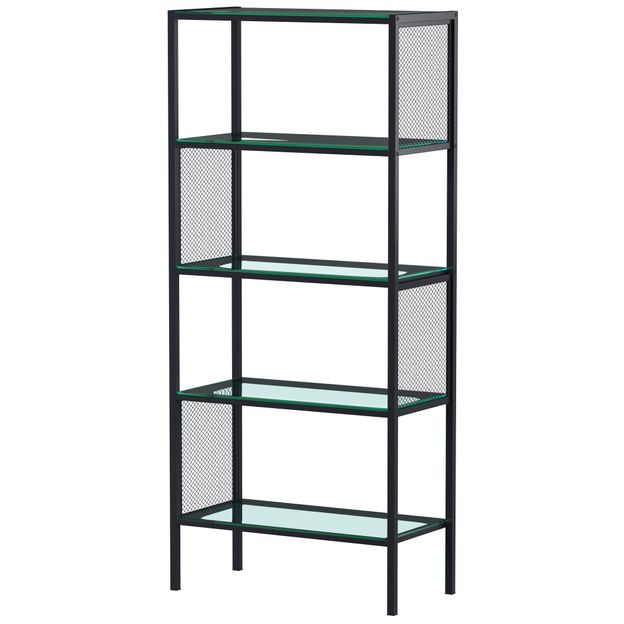 GRID-ESTANTE-60X136-COM-PRATELEIRAS-PRETO-INCOLOR--SPIN2