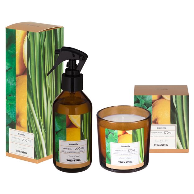 BROMELIA-AROMATIZADOR-VELA-PERFUM-BEGE-MULTICOR--ST0